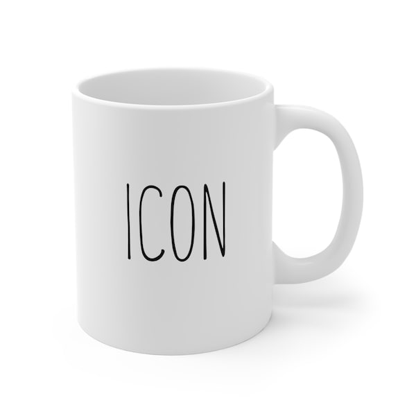 Icon Mug | Iconic Mug | You're and Icon Mug | I'm Iconic Mug | London Mug | Flirty Mug | Statement Mug | Such an Icon | Iconic Gift | Icon