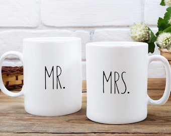 Mr. Mug | Mister Mug | Mr. and Mrs. Mugs | Coffee Mug | Husband Mug | Groom Mug | Wedding Gift | Wedding Mug | Engagement Gift | Couple Mugs