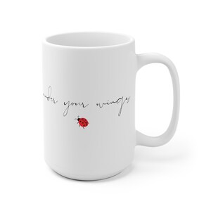 Ladybug Mug | Positive Quote, Relaxation Gift image 6