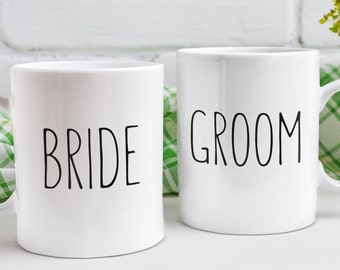 Bride Mug | Mrs. Mug | Bride and Groom | Wedding Mugs | Engagement Gift | Wedding Gift | Engagement Mugs | Bridal Shower Gift | Wedding Mug