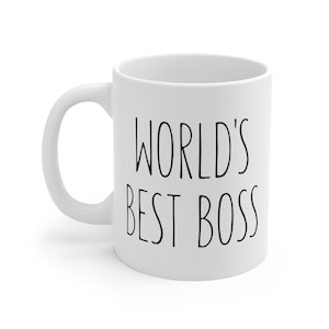 World&#39;s Best Boss Mug | Best Boss Mug | World&#39;s Best Gift | Funny Boss Mug | Best Boss Ever | Boss Birthday Gift | Boss Gift |Funny Boss Mug