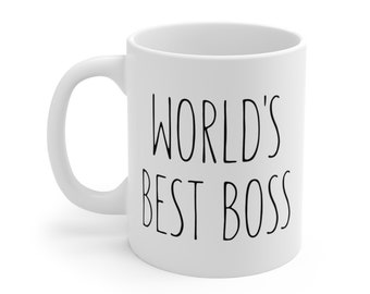 World's Boss Mug | Funny Coffee Cup Gift