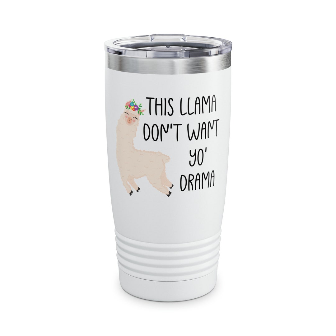 Taza Satinada - This Llama Doesn´t Want Your Drama | Meses sin interés