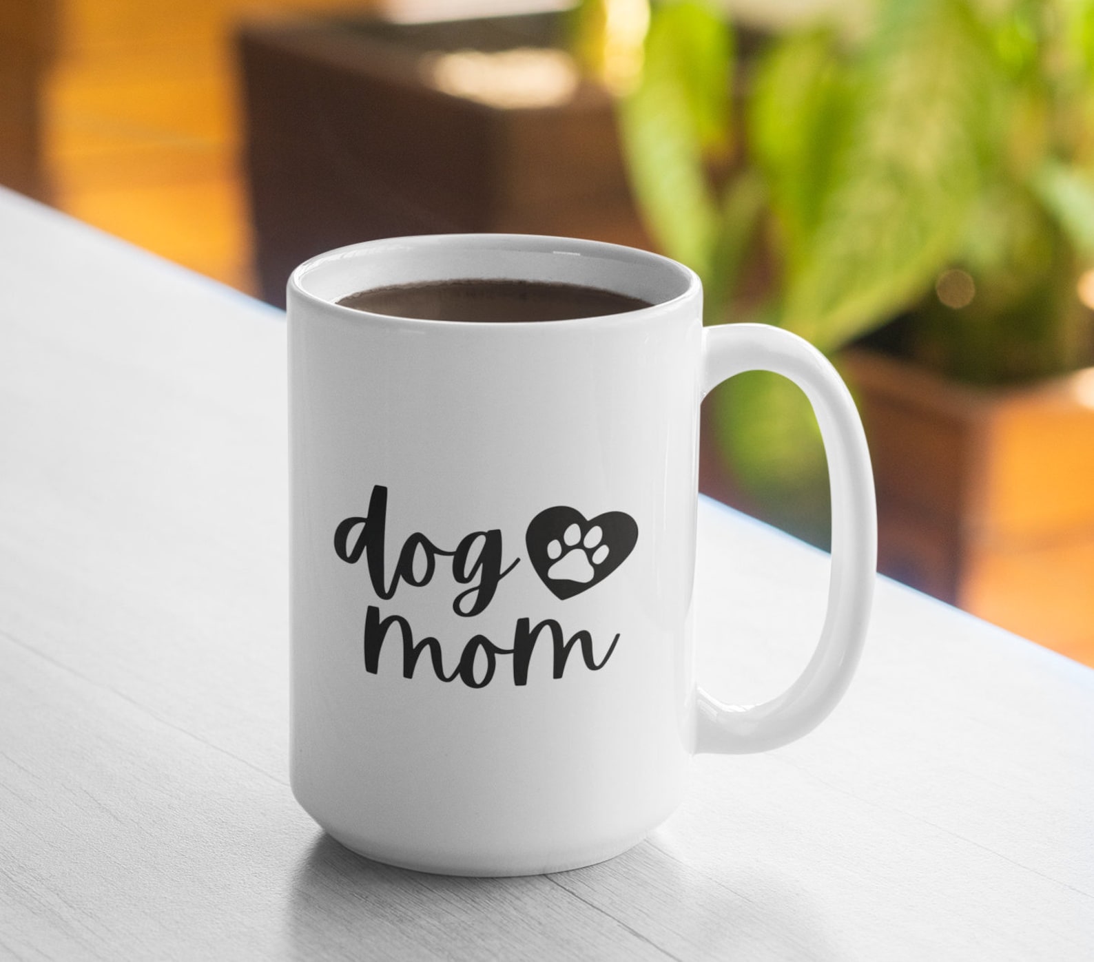 Dog Mom Mug 11 oz or 15 oz White Ceramic Mug Funny Mug Etsy