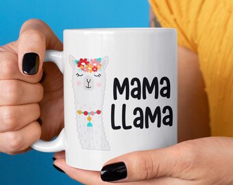 Mama Llama Coffee Mug | Mother's Day Gift, Llama Lover