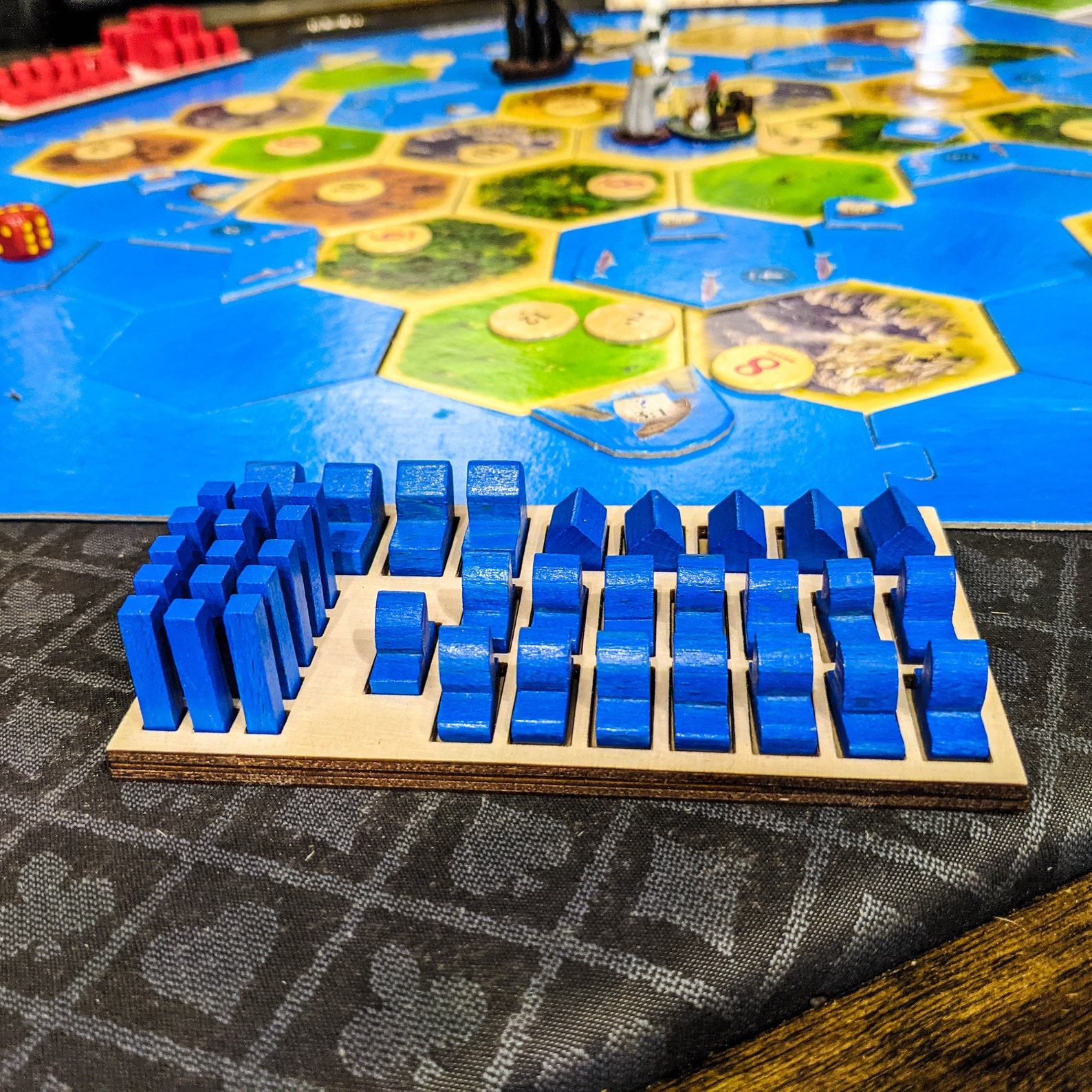 Catan Seafarers Expansion Piece Holder Board Game Piece Etsy