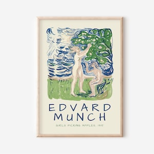 Edvard Munch Art Exhibition Print, Edvard Munch Vintage Poster, Much Art Print, Scream Print, Edvard Munch Painting, Munch Digital Print