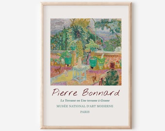 Pierre Bonnard Print: The Terrace at Grasse, Vintage Art (Digital Download)