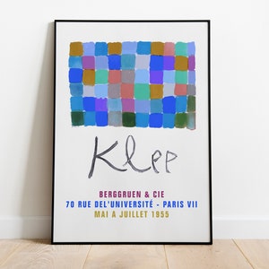 Paul Klee Poster, Wall Gallery Paul Klee Art Print, Paul Klee Exhibition poster, Klee Wall Art, Minimalist HIGH quality printable