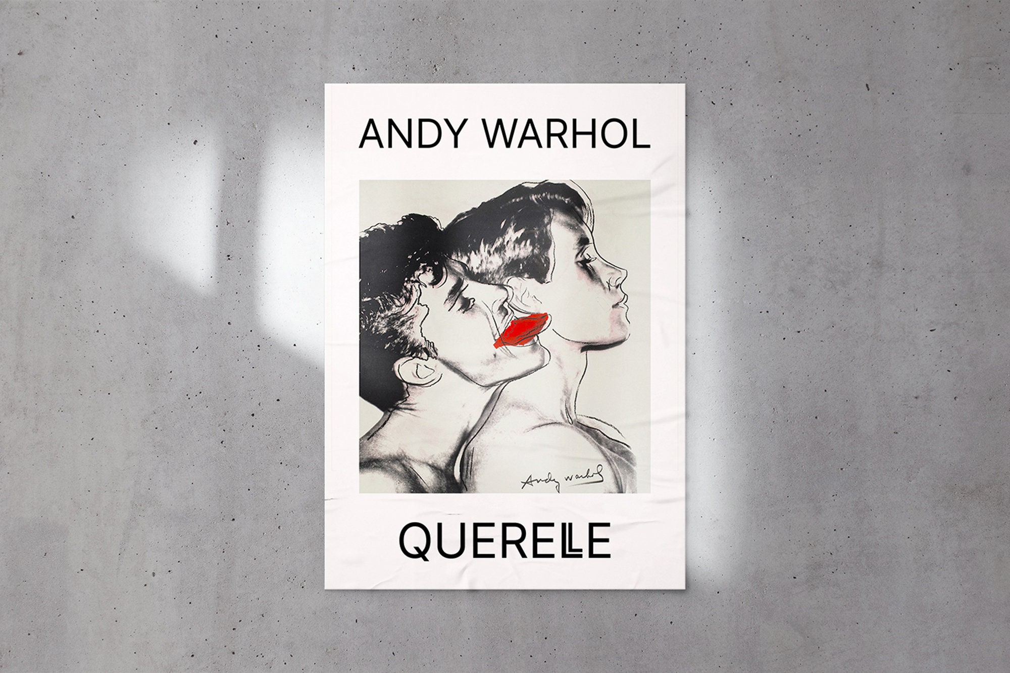 希少】Andy Warhol QUERELLE映画ポスター アンディウォーホル