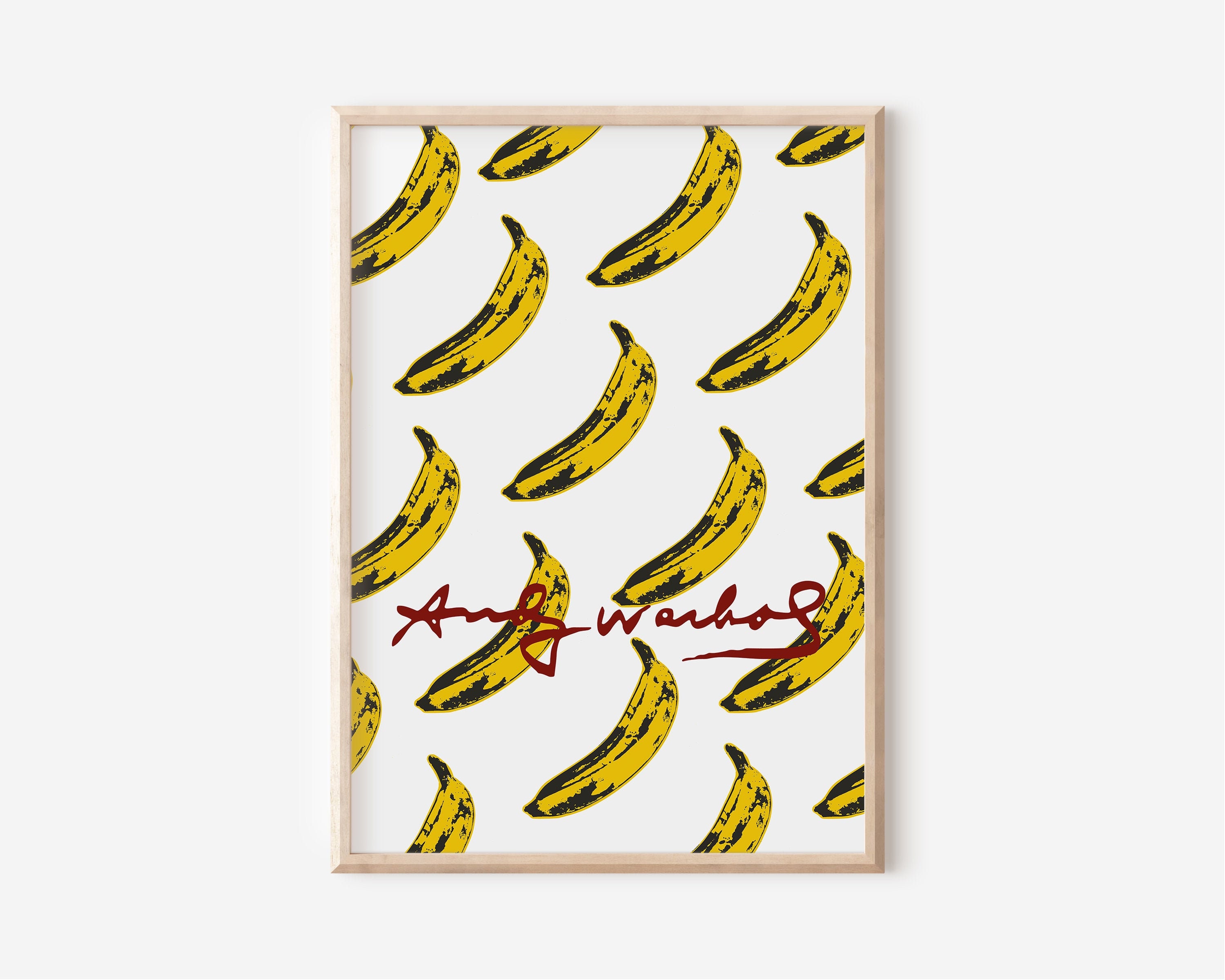 Coole Andy Warhol Pop-Up Karte Mit 3D Banane – Perfekt Für Kunstfans!