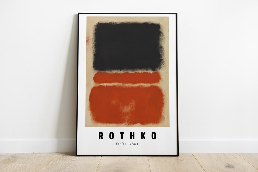 Mark Rothko, Line Art, Printable Modern Art, High Quality, Exhibition ...