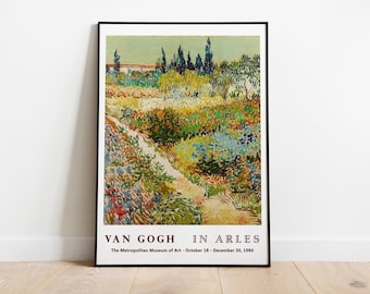 Van Gogh In Arles Exhibition Poster: Vintage Art Print (Digital Download)