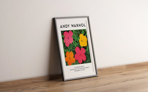 アンディ・ウォーホル「フラワーズ」展ポスター：ヴィンテージ