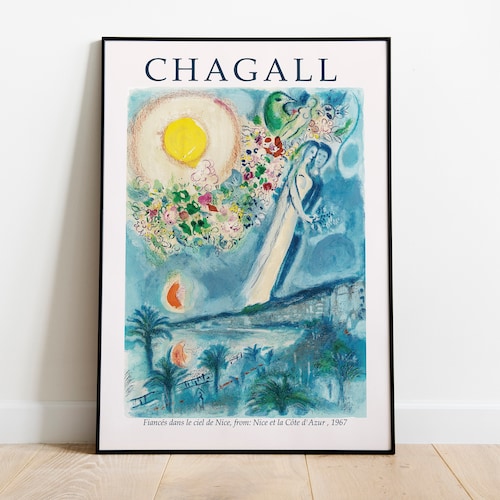 Marc Chagall Art Exhibition vintage Téléchargement numérique Poster Print