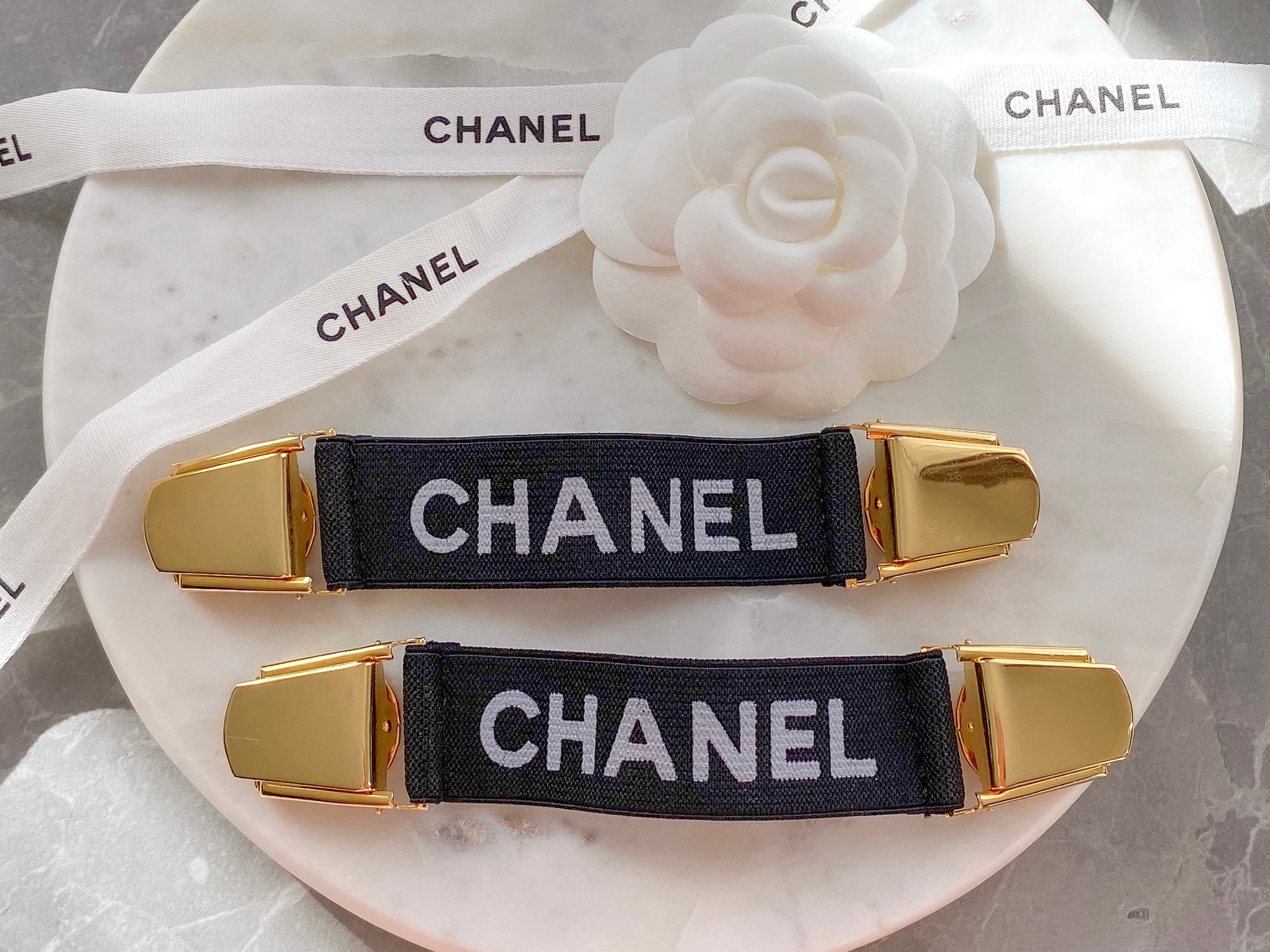 Chanel SUPER RARE Vintage Sleeve Suspenders From 1994