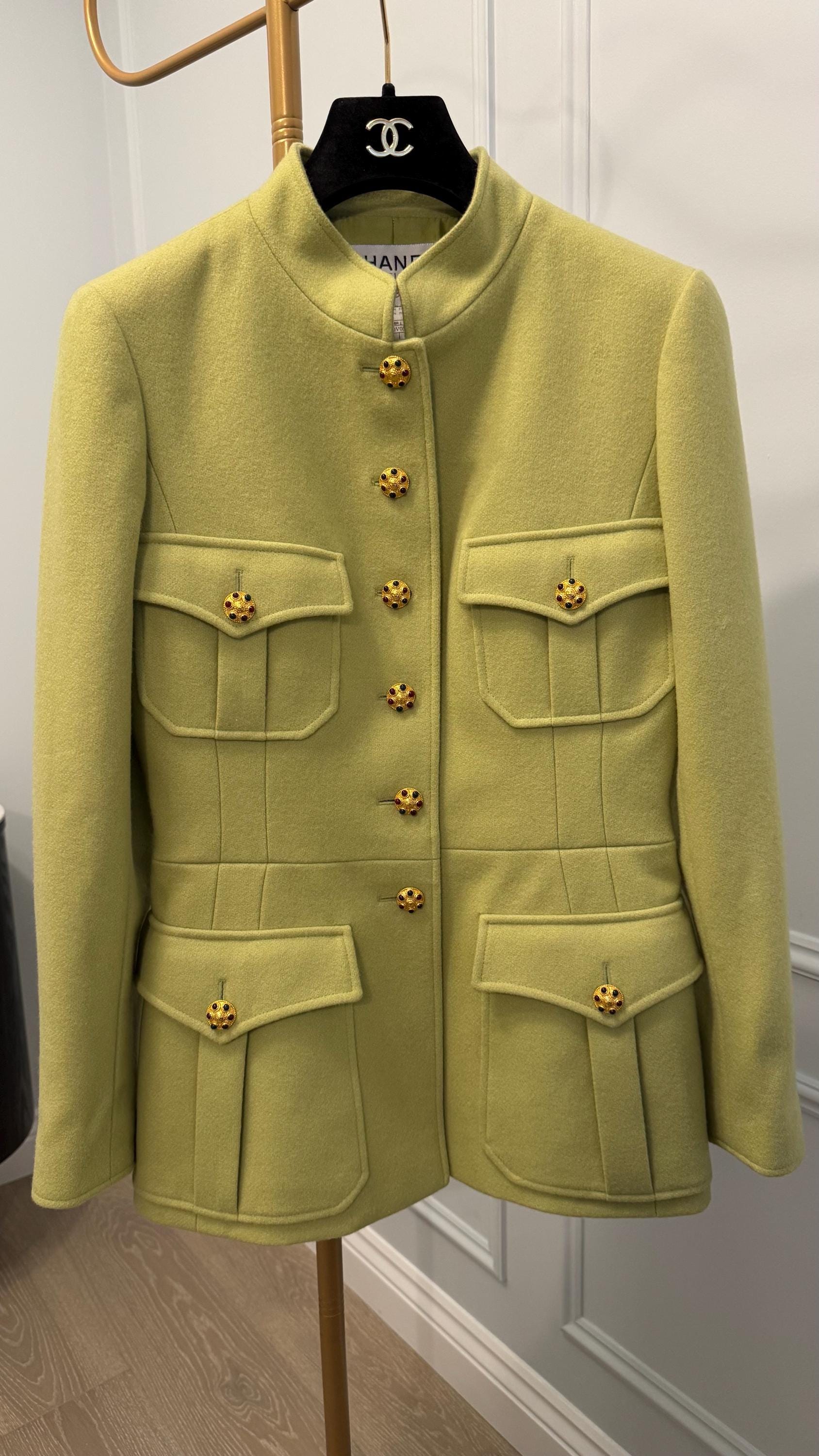 Chanel Green Jacket - Etsy