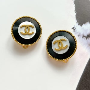 Etsy chanel shop earrings