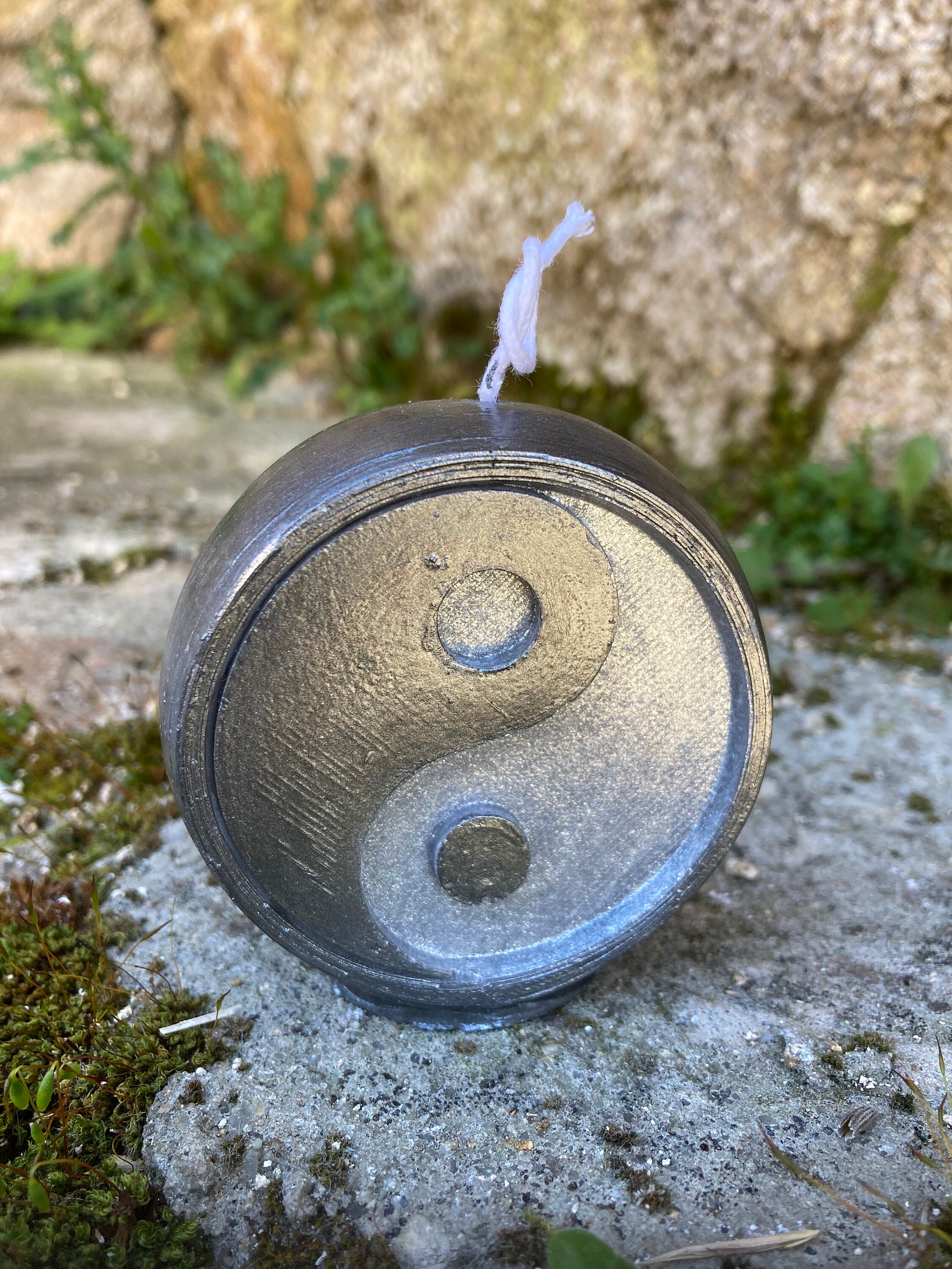 Bougie Ronde Ying Yang