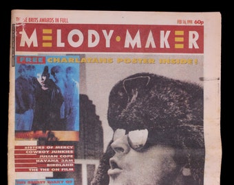 Vintage Melody Maker, 16th February 1991, KLF cover by Kevin Westenberg