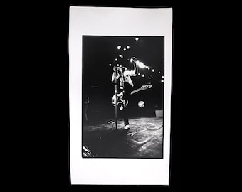 Joe Strummer THE CLASH Vintage-Pressefoto ca. 1977 Pennie Smith