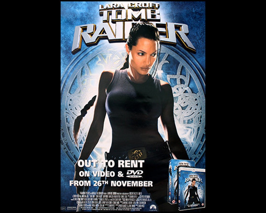 Lara Croft Tomb Raider Vintage UK DVD Video Poster 1991 Etsy UK lara-croft-tomb-raider-vintage-uk-dvd-video-poster-1991-etsy-uk