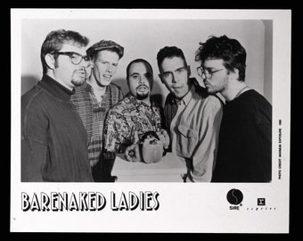 BARENAKED LADIES vintage press photo print 1993