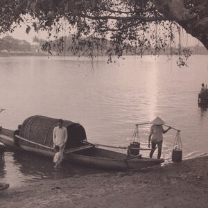 Vintage gelatin silver print 'INDOCHINA RIVER SCENE', c.1930 image 2