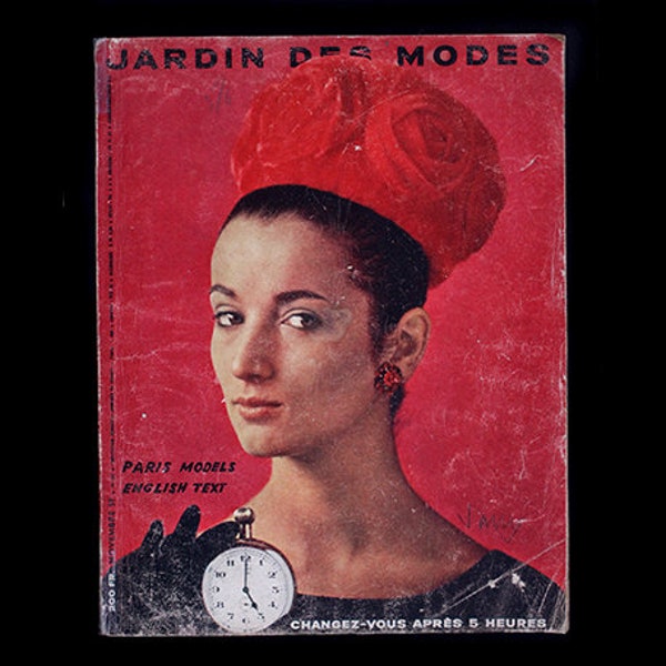 Vintage JARDIN DES MODES magazine, November 1959, Frank Horvat, Jeanloup Sieff