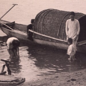 Vintage gelatin silver print 'INDOCHINA RIVER SCENE', c.1930 image 3