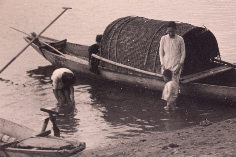 Vintage gelatin silver print 'INDOCHINA RIVER SCENE', c.1930 image 3