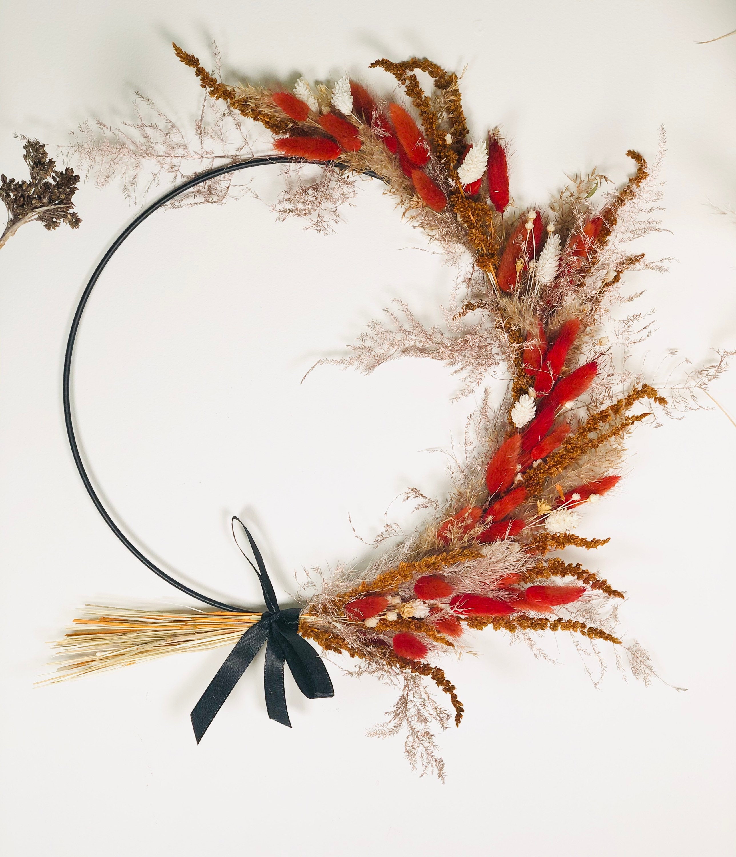 Couronne de Fleur Séchée Funky et Sauvage