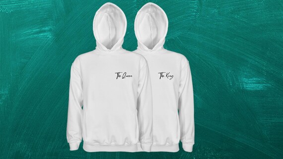 Sudaderas Queen y King Sudaderas a juego Ssudaderas de pareja | Etsy España