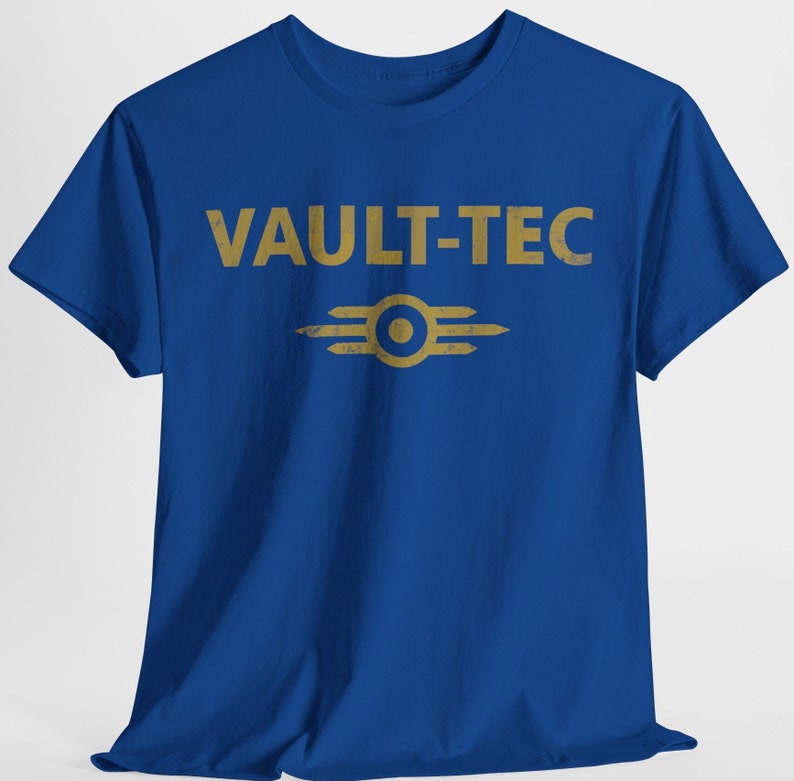 Fallout Vault Tec Shirt, Unisex Tshirt Vault Boy Tee, - Etsy