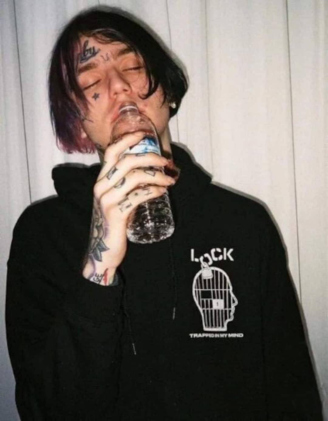 Moletom Lil Peep Lock Trapped In My Mind Portugal