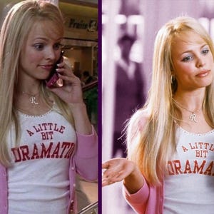 A Little Bit Dramatic Mean Girls tank top , Regina George mean tank shirt