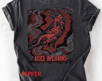 Alice In Chains Concert 2016 San Francisco Vintage T- Shirt