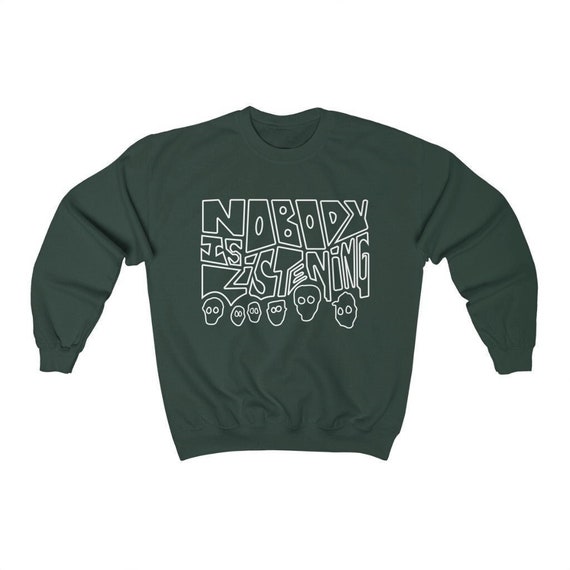 Zayn Nobody is Listening Crewneck Sweatshirt, Malik Zayn Merch - Etsy