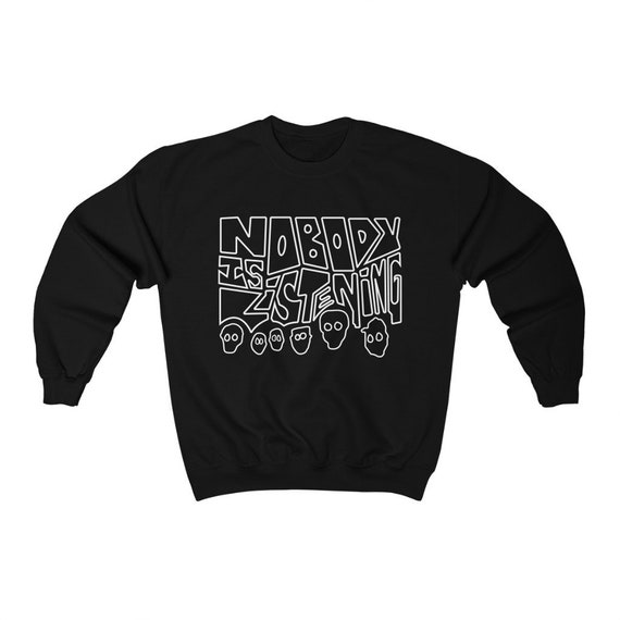 Zayn Nobody is Listening Crewneck Sweatshirt, Malik Zayn Merch - Etsy