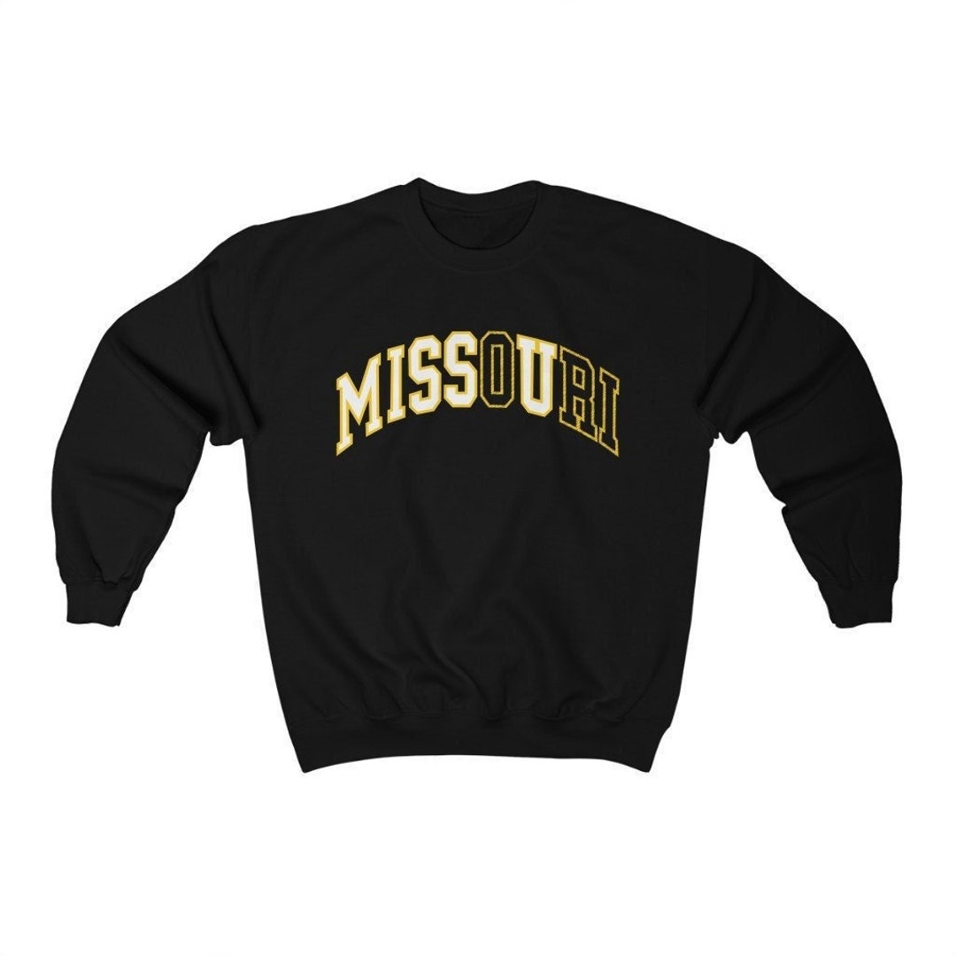 Missouri Southern Black Felt Letters Sweatshirt