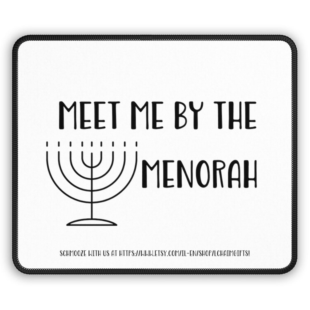 Meet Me by the Menorah Hanukkah Drip Tray Menorah Drip Tray Etsy