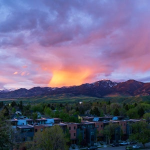 Bozeman Summer Thunderstorms at Sunset