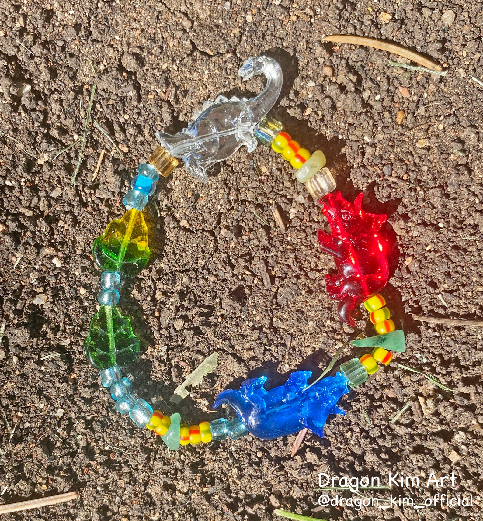 Personalized Dinosaur Bracelet Dinosaur Bracelet Dinosaur Etsy