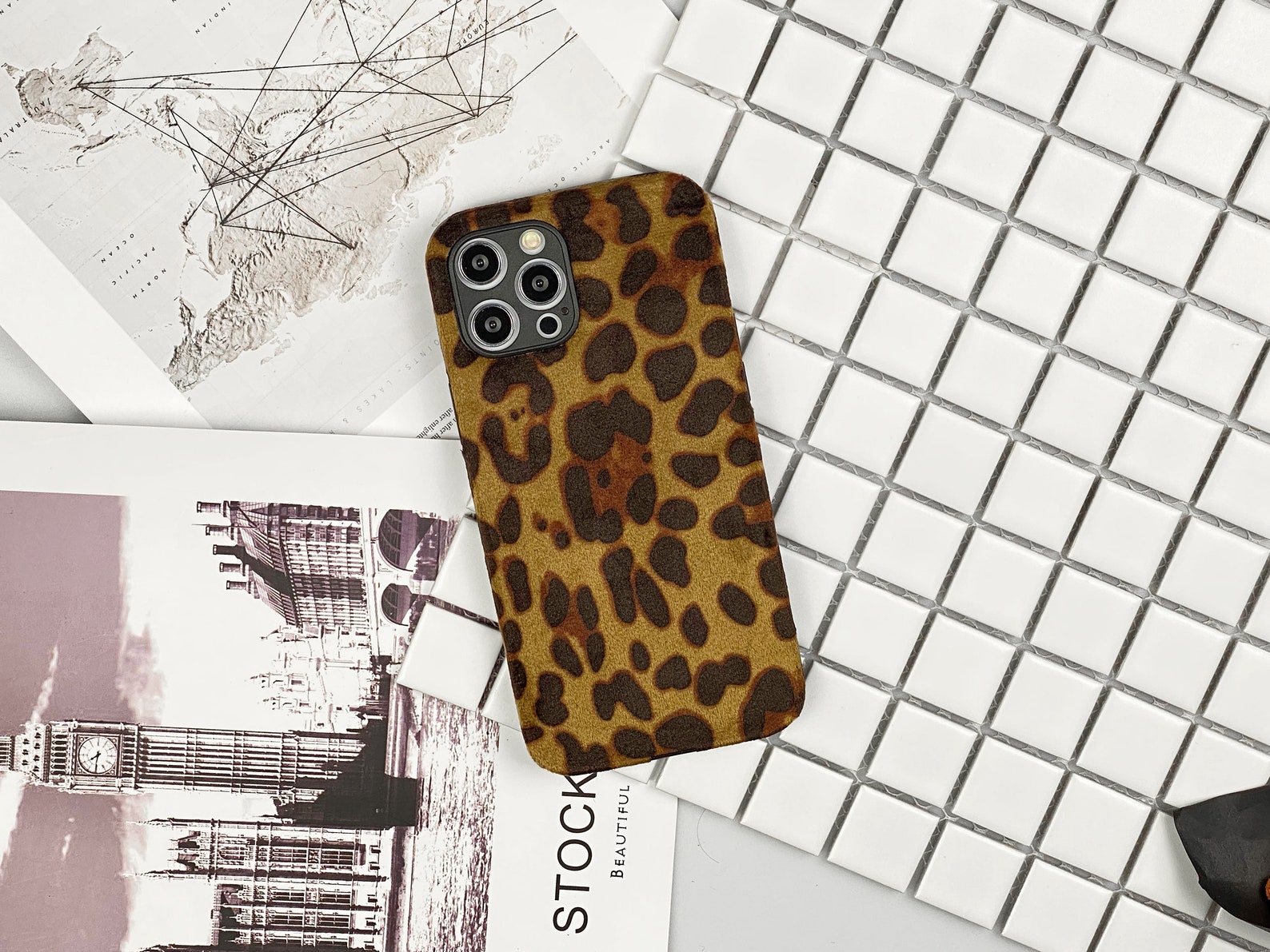 Velvet Leopard Print iPhone Case/Available for iPhone 12 Etsy