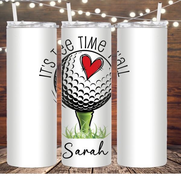 Golf 20oz tumbler for women, golf gift for her, golf team gift, golf lovers gift idea, golf lovers Christmas gift, Golf gift for mothers day