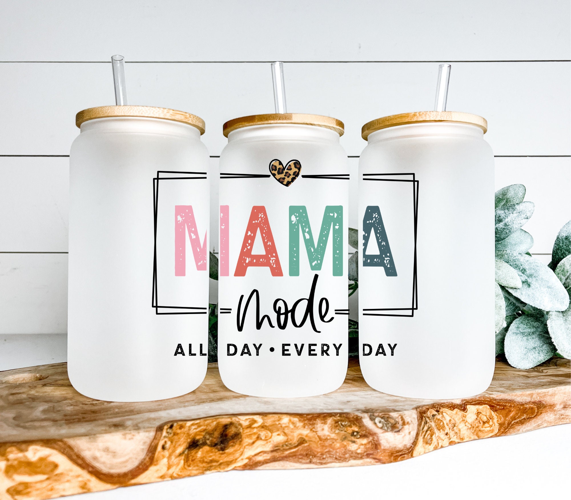 Mama Mode Glass Cup