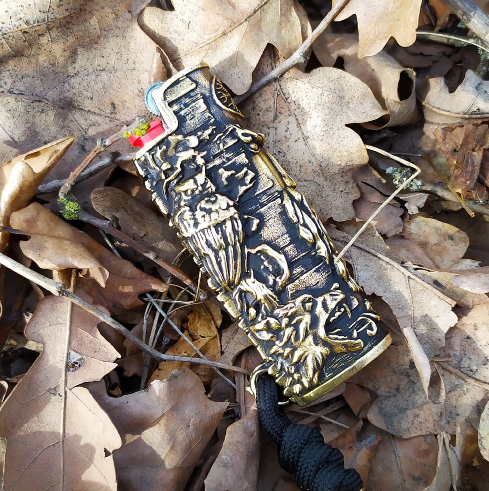 Custom brass lighter case for BIC Lighter Handcrafted Etsy