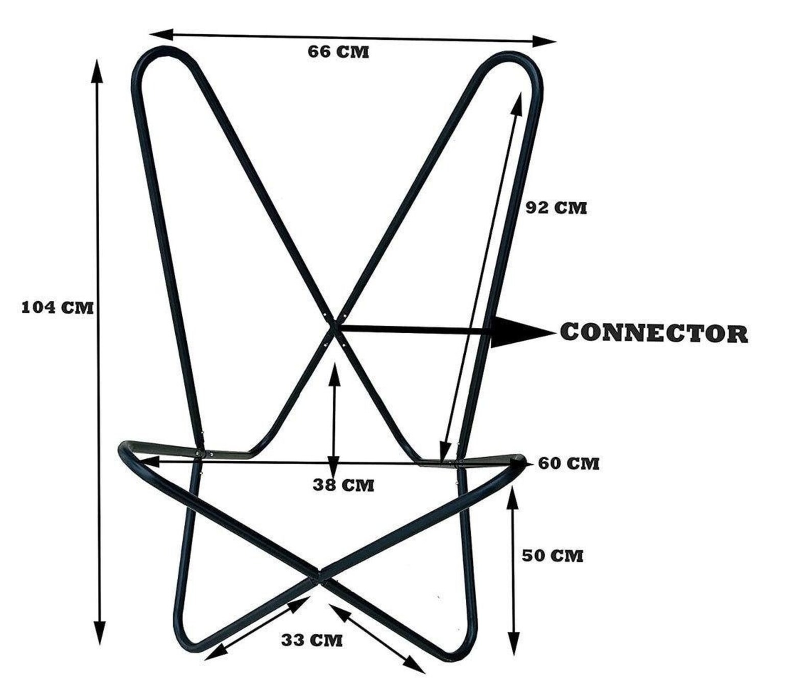 Leather Butterfly Chair Brown Butterfly Chair Leather Living Etsy