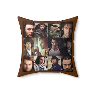 Ross Poldark TV Series Pillow, Double-Sided Print, Accent Cushion