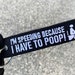 Im Speeding Because I Have to Poop Key Tag for Motorcycles, Scooters ...